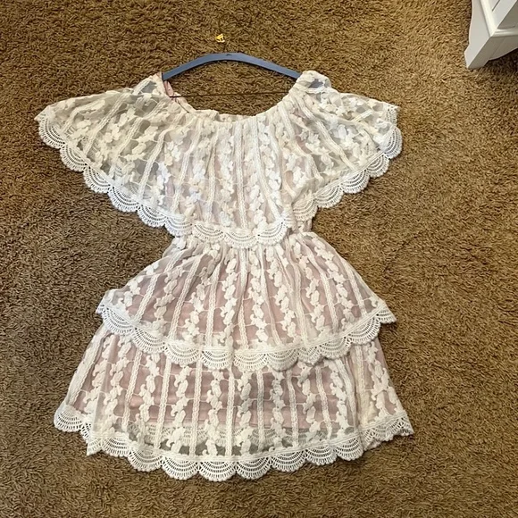 Show Me Your MuMu | Dresses | Show Me Your Mumu White Lace Dress | Poshmark